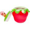 Silver Buffalo Strawberry Shortcake Sitting Small Sculpted Ceramic Snack Jar
