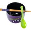 Silver Buffalo Strawberry Shortcake Vintage Life Is Delicious Ceramic Ramen Noodle Rice Bowl with Chopsticks, Microwave Safe, 20 Ounces(Beetlejuice Sandworm Spoon)