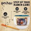 Silver Buffalo Strawberry Shortcake Vintage Life Is Delicious Ceramic Ramen Noodle Rice Bowl with Chopsticks, Microwave Safe, 20 Ounces(Harry Potter Anime)
