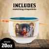 Silver Buffalo Strawberry Shortcake Vintage Life Is Delicious Ceramic Ramen Noodle Rice Bowl with Chopsticks, Microwave Safe, 20 Ounces(Harry Potter Anime)