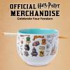 Silver Buffalo Strawberry Shortcake Vintage Life Is Delicious Ceramic Ramen Noodle Rice Bowl with Chopsticks, Microwave Safe, 20 Ounces(Harry Potter Hogwarts Icons)