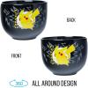 Silver Buffalo Strawberry Shortcake Vintage Life Is Delicious Ceramic Ramen Noodle Rice Bowl with Chopsticks, Microwave Safe, 20 Ounces(Pikachu)