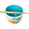 Silver Buffalo Strawberry Shortcake Vintage Life Is Delicious Ceramic Ramen Noodle Rice Bowl with Chopsticks, Microwave Safe, 20 Ounces(Pokemon Spring Flowers)