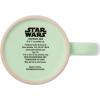 Silver Buffalo Star Wars Mandalorian Child Stars Wax Resist 17.5oz Pottery Ceramic Mug(Green/Multi)