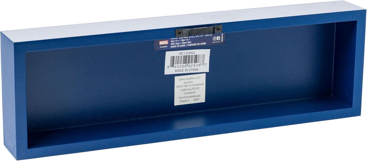 imageSilver Buffalo Marvel Comics SpiderMan With Great Power Comes Great Responsibility MDF Box Sign 12 x 15 x 375