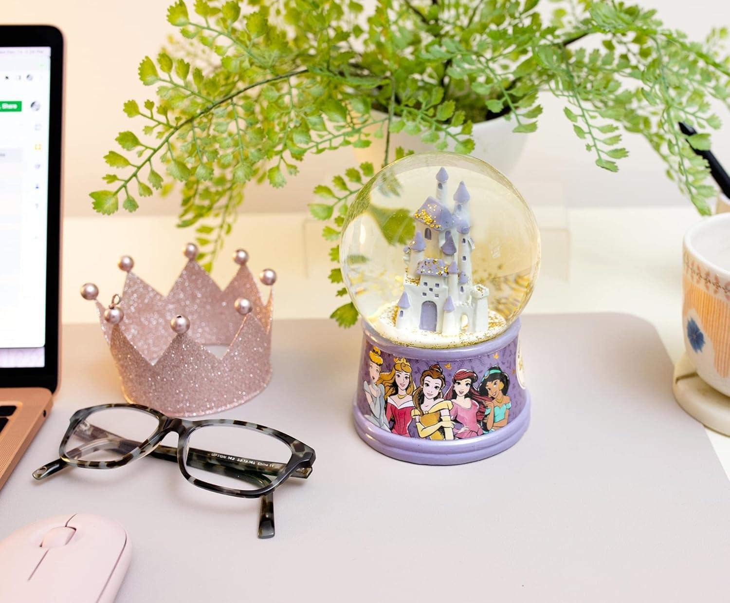 imageSilver Buffalo Marvel Deadpool Mini Light Up Snow GlobeIconic Icons38 Inches Tall 45mm SmallDisney Princess Castle