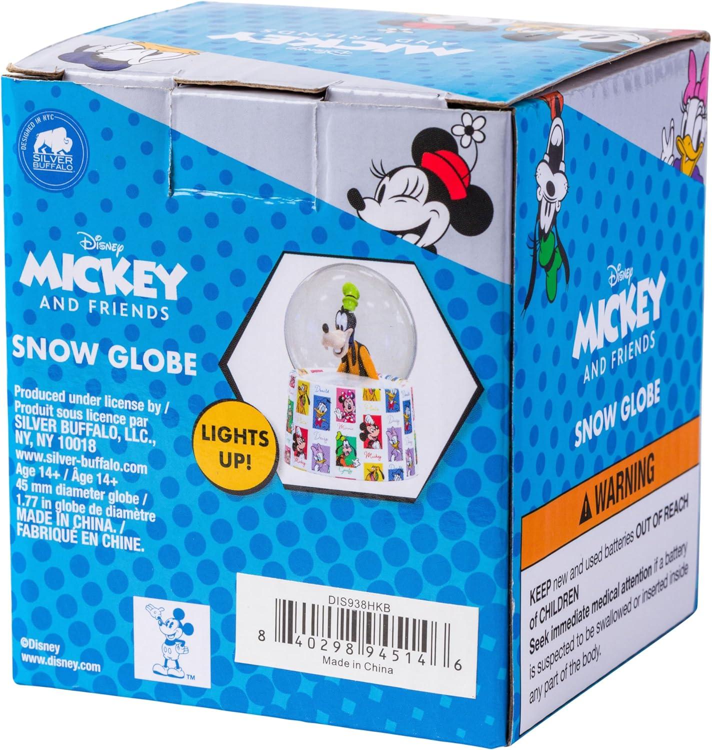 imageSilver Buffalo Marvel Deadpool Mini Light Up Snow GlobeIconic Icons38 Inches Tall 45mm SmallGoofy