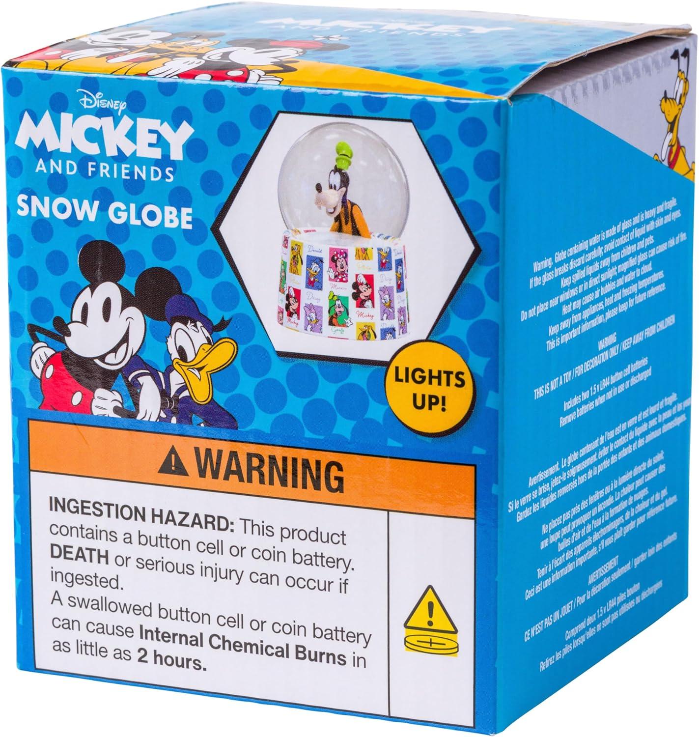 imageSilver Buffalo Marvel Deadpool Mini Light Up Snow GlobeIconic Icons38 Inches Tall 45mm SmallGoofy