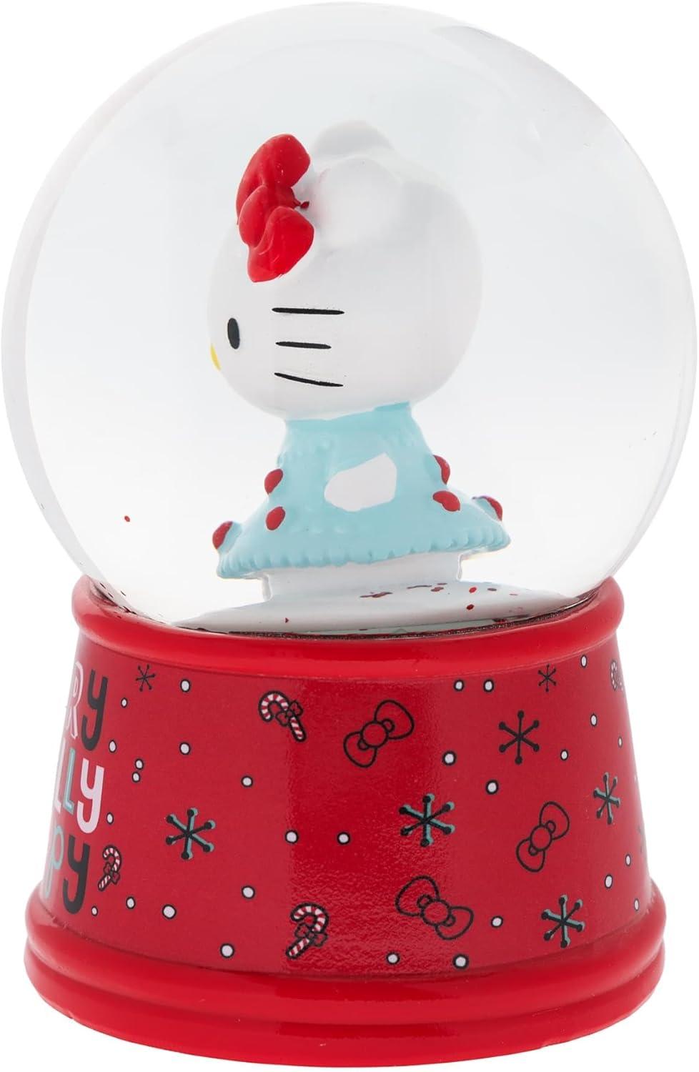 imageSilver Buffalo Marvel Deadpool Mini Light Up Snow GlobeIconic Icons38 Inches Tall 45mm SmallHello Kitty Christmas