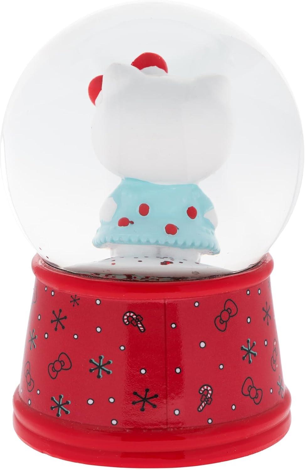 imageSilver Buffalo Marvel Deadpool Mini Light Up Snow GlobeIconic Icons38 Inches Tall 45mm SmallHello Kitty Christmas