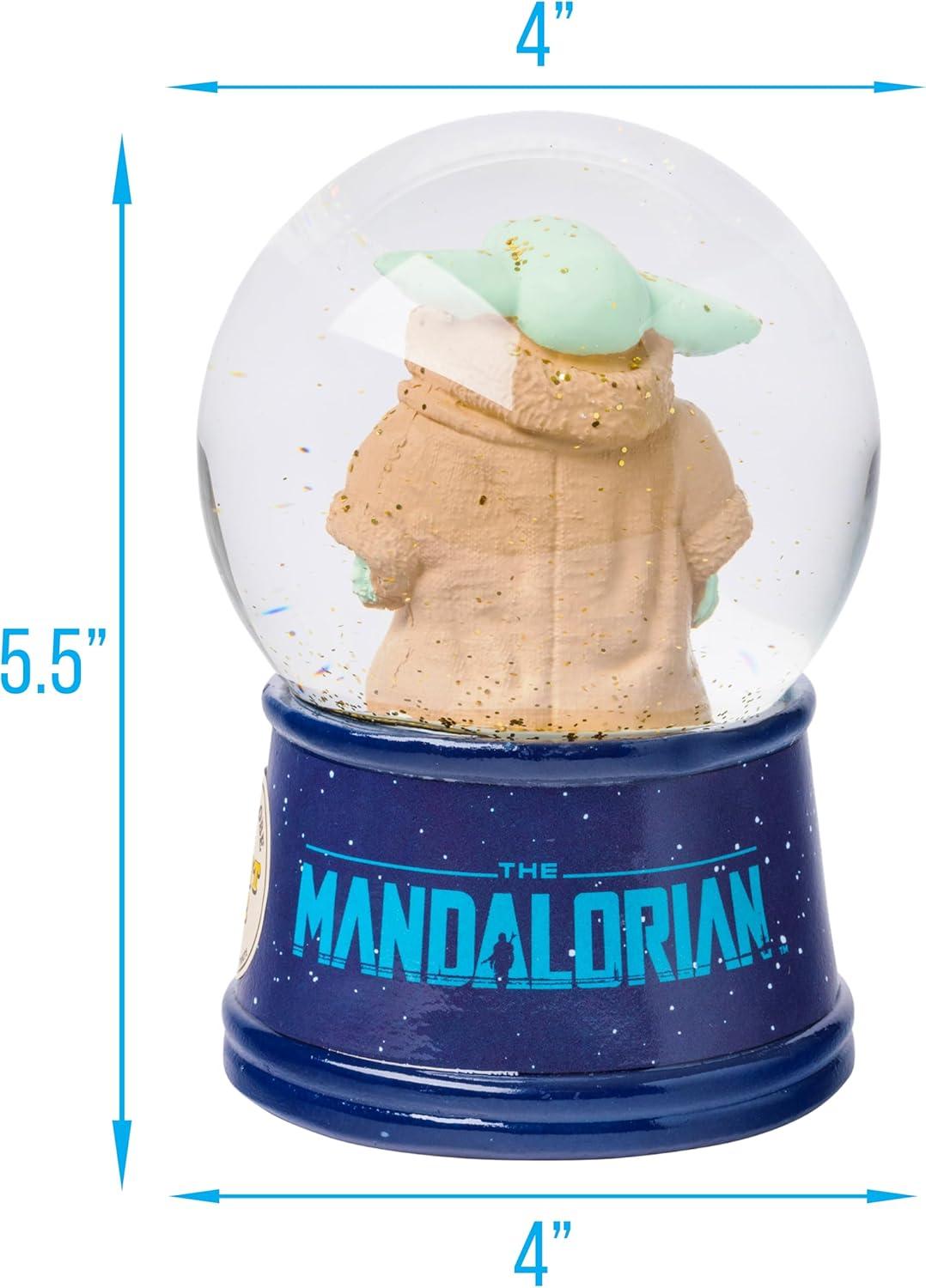 imageSilver Buffalo Marvel Deadpool Mini Light Up Snow GlobeIconic Icons38 Inches Tall 45mm SmallThe Mandalorian Grogu Big