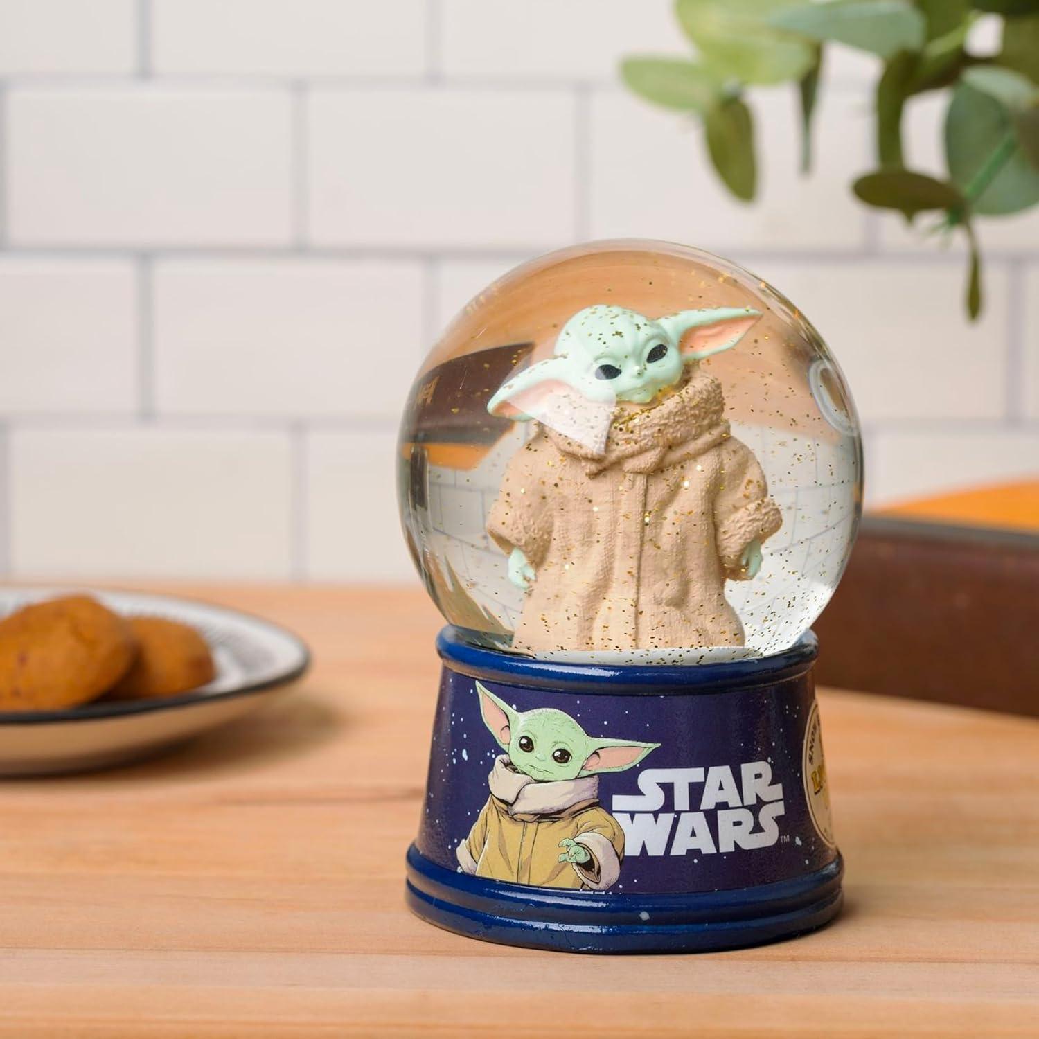 imageSilver Buffalo Marvel Deadpool Mini Light Up Snow GlobeIconic Icons38 Inches Tall 45mm SmallThe Mandalorian Grogu Big