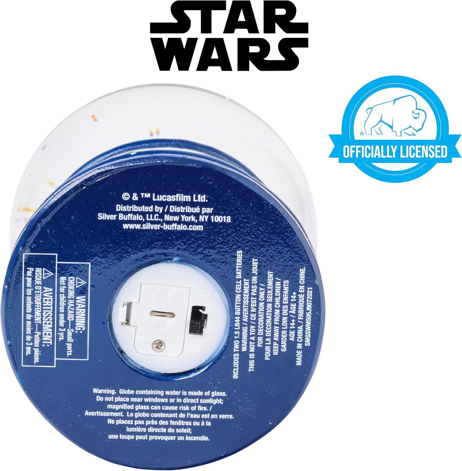 imageSilver Buffalo Marvel Deadpool Mini Light Up Snow GlobeIconic Icons38 Inches Tall 45mm SmallThe Mandalorian Grogu Big