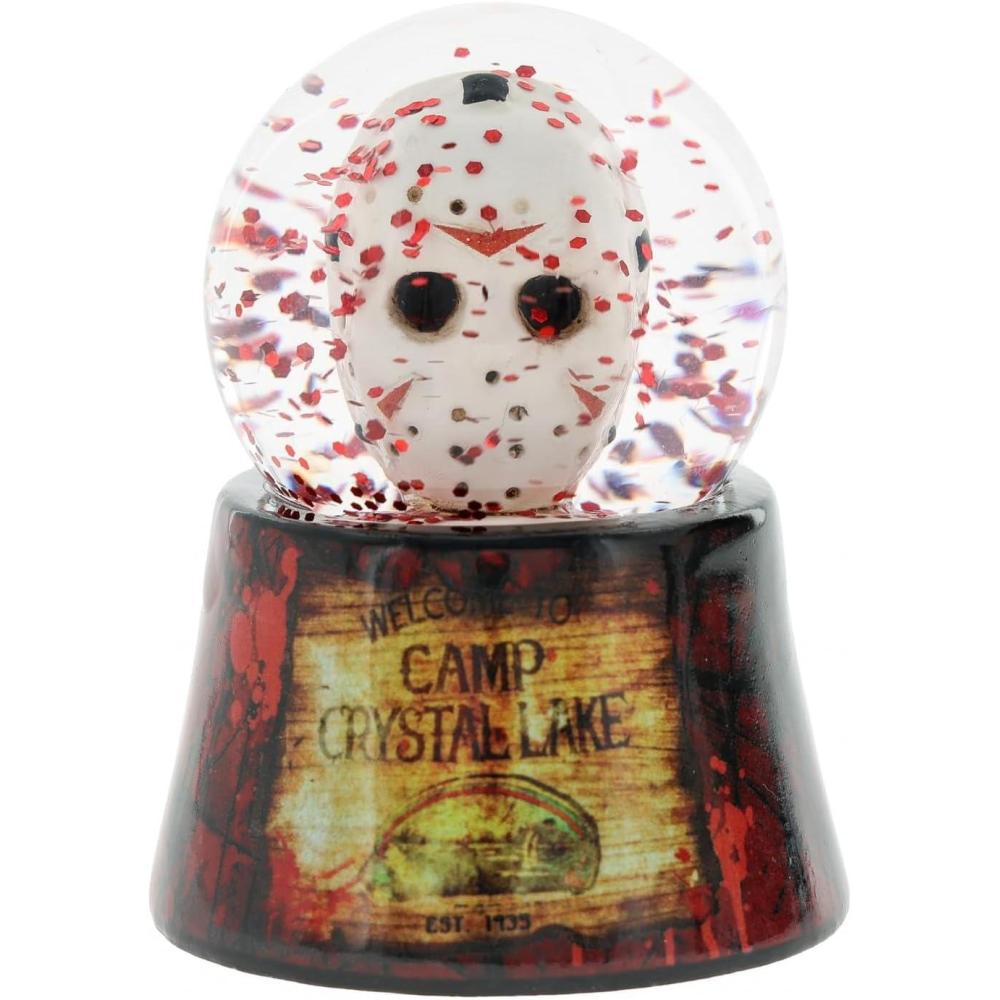 imageSilver Buffalo Marvel Deadpool Mini Light Up Snow GlobeIconic Icons38 Inches Tall 45mm SmallFriday the 13th Jason Voorhees