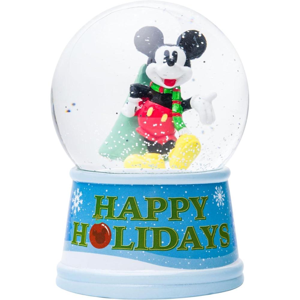 imageSilver Buffalo Marvel Deadpool Mini Light Up Snow GlobeIconic Icons38 Inches Tall 45mm SmallMickey Mouse Happy Holidays