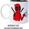 Silver Buffalo Marvel Deadpool “I Like Me” Ceramic Mug, 20 Ounces