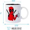 Silver Buffalo Marvel Deadpool “I Like Me” Ceramic Mug, 20 Ounces