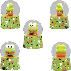 Silver Buffalo Marvel Deadpool Mini Light Up Snow Globe│Iconic Icons│3.8 Inches Tall, 45mm (Small)(Keroppi: Halloween)