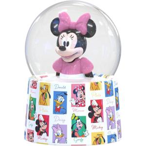 Silver Buffalo Marvel Deadpool Mini Light Up Snow Globe│Iconic Icons│3.8 Inches Tall, 45mm (Small)(Minnie Mouse)