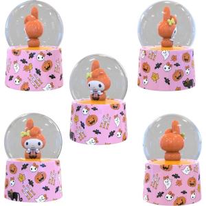 Silver Buffalo Marvel Deadpool Mini Light Up Snow Globe│Iconic Icons│3.8 Inches Tall, 45mm (Small)(My Melody: Halloween)