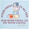 Silver Buffalo Gilmore Girls Everything Life Coffee Camper Stack Glitter 6″ x 6″ x 1.5″ Box Wall Sign
