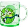 Silver Buffalo Rick and Morty Glass Coffee Mug, 17.5 Ounces