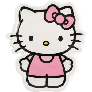 Silver Buffalo Sanrio Hello Kitty Pink Outfit Sculpted Ceramic Trinket Tray | Storage Dish Organizer For Jewelry, Accessories, Keys, and More
