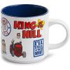 Silver Buffalo King Of The Hill Episode Icons Single Stackable Ceramic Mug | Holds 13 Ounces