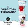 Silver Buffalo Peanuts Snoopy Holiday Boxed 4pc 16oz Pint Glass Set 2×2