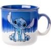 Silver Buffalo Betty Boop Core Circle Portrait and Polka Dots Glitter 20oz Ceramic Camper Mug(Lilo and Stitch Ohana Means Family)