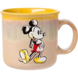 Silver Buffalo Betty Boop Core Circle Portrait and Polka Dots Glitter 20oz Ceramic Camper Mug(Disney Classic Mickey Sketch)