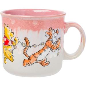 Silver Buffalo Betty Boop Core Circle Portrait and Polka Dots Glitter 20oz Ceramic Camper Mug(Winnie the Pooh Group)