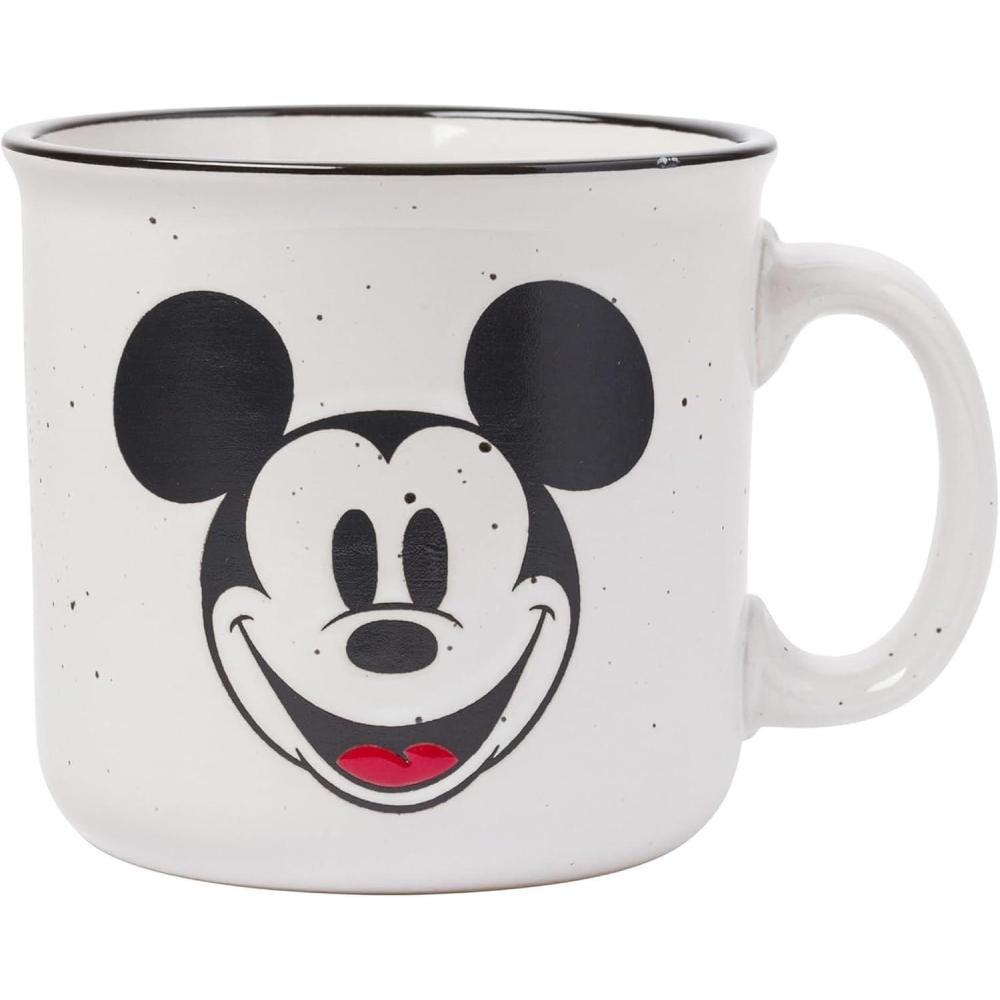 imageSilver Buffalo Disney 1928 Vintage Mickey Mouse He Leads Them All Ceramic Mug 20 OuncesMickey Smile 20 Ounces