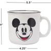 Silver Buffalo Disney 1928 Vintage Mickey Mouse He Leads Them All Ceramic Mug, 20 Ounces(Mickey Smile (20 Ounces))