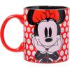 Silver Buffalo Disney 1928 Vintage Mickey Mouse He Leads Them All Ceramic Mug, 20 Ounces(Minnie Mouse Polka Dots (20 Ounces))