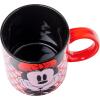 Silver Buffalo Disney 1928 Vintage Mickey Mouse He Leads Them All Ceramic Mug, 20 Ounces(Minnie Mouse Polka Dots (20 Ounces))