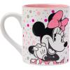 Silver Buffalo Disney 1928 Vintage Mickey Mouse He Leads Them All Ceramic Mug, 20 Ounces(Minnie Polka Dots Glitter (14 Ounces))