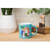 Silver Buffalo Family Guy Ceramic Mug Featuring Peter Griffin, Stewie Griffin, Meg Griffin, Brian Griffin, and Chris Griffin, 20 Ounces(Blue/Multi)