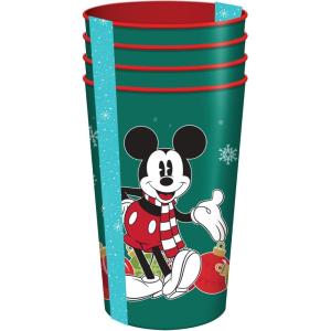 Silver Buffalo Disney 1928 Vintage Mickey Mouse He Leads Them All Ceramic Mug, 20 Ounces(Christmas Plastic Cup Set (22 Ounces))