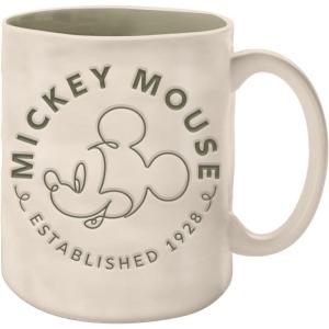 Silver Buffalo Disney 1928 Vintage Mickey Mouse He Leads Them All Ceramic Mug, 20 Ounces(Mickey Mouse Neutral Pottery Mug (17 Ounces))
