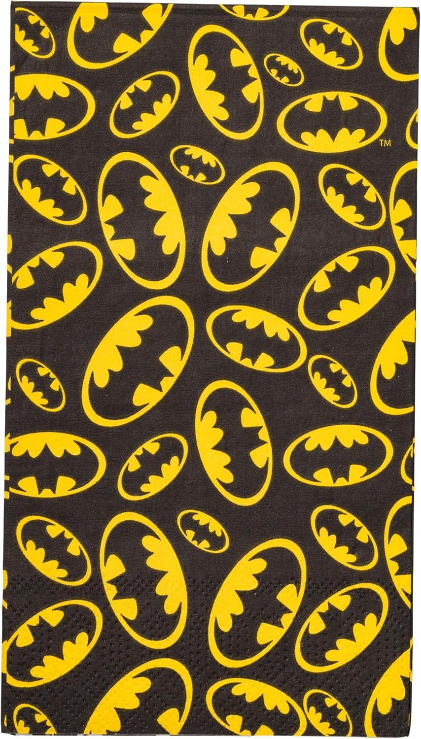 imageSilver Buffalo DC Comics Batman Logo 32 Pack Party Paper Napkins