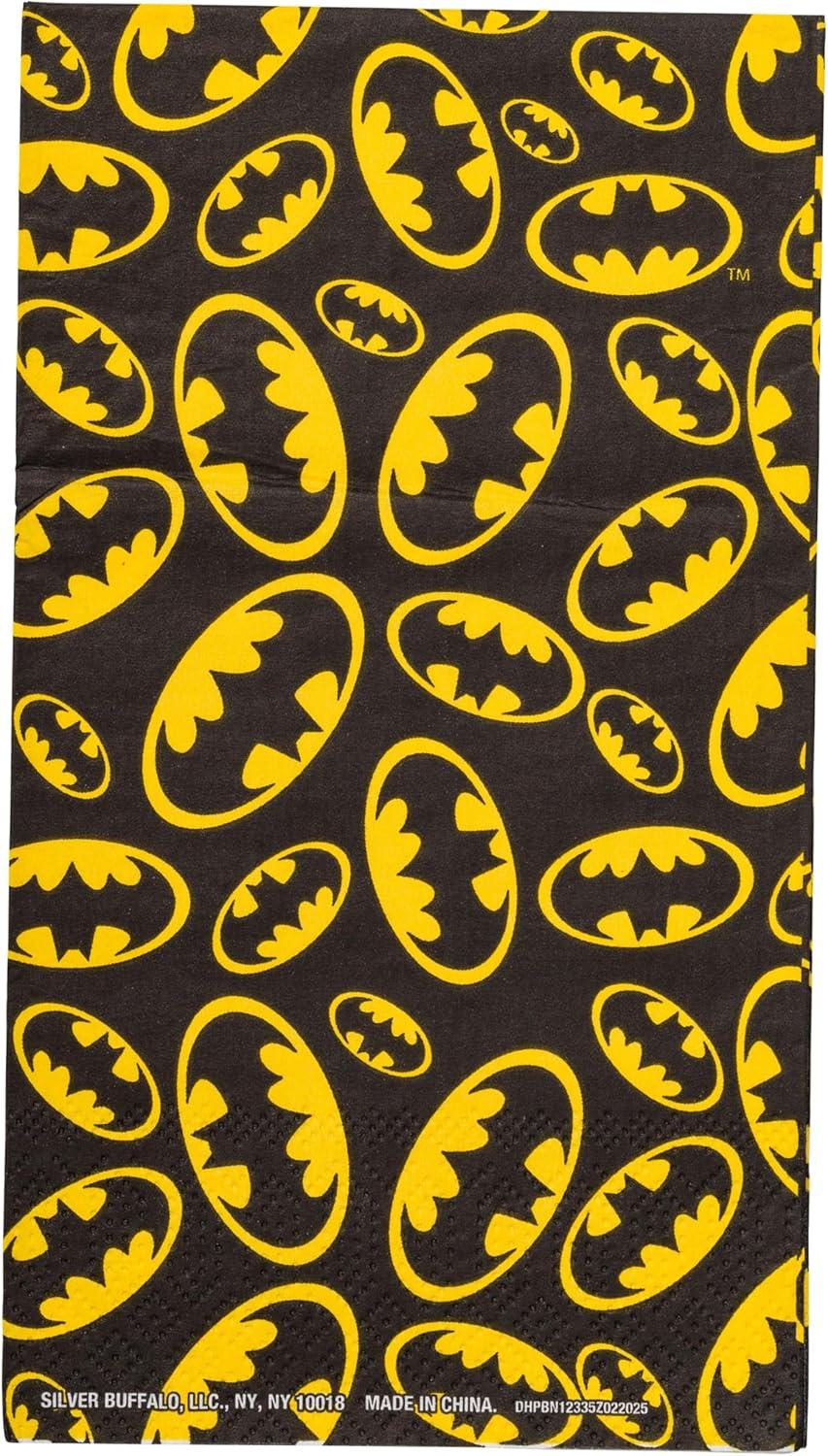 imageSilver Buffalo DC Comics Batman Logo 32 Pack Party Paper Napkins