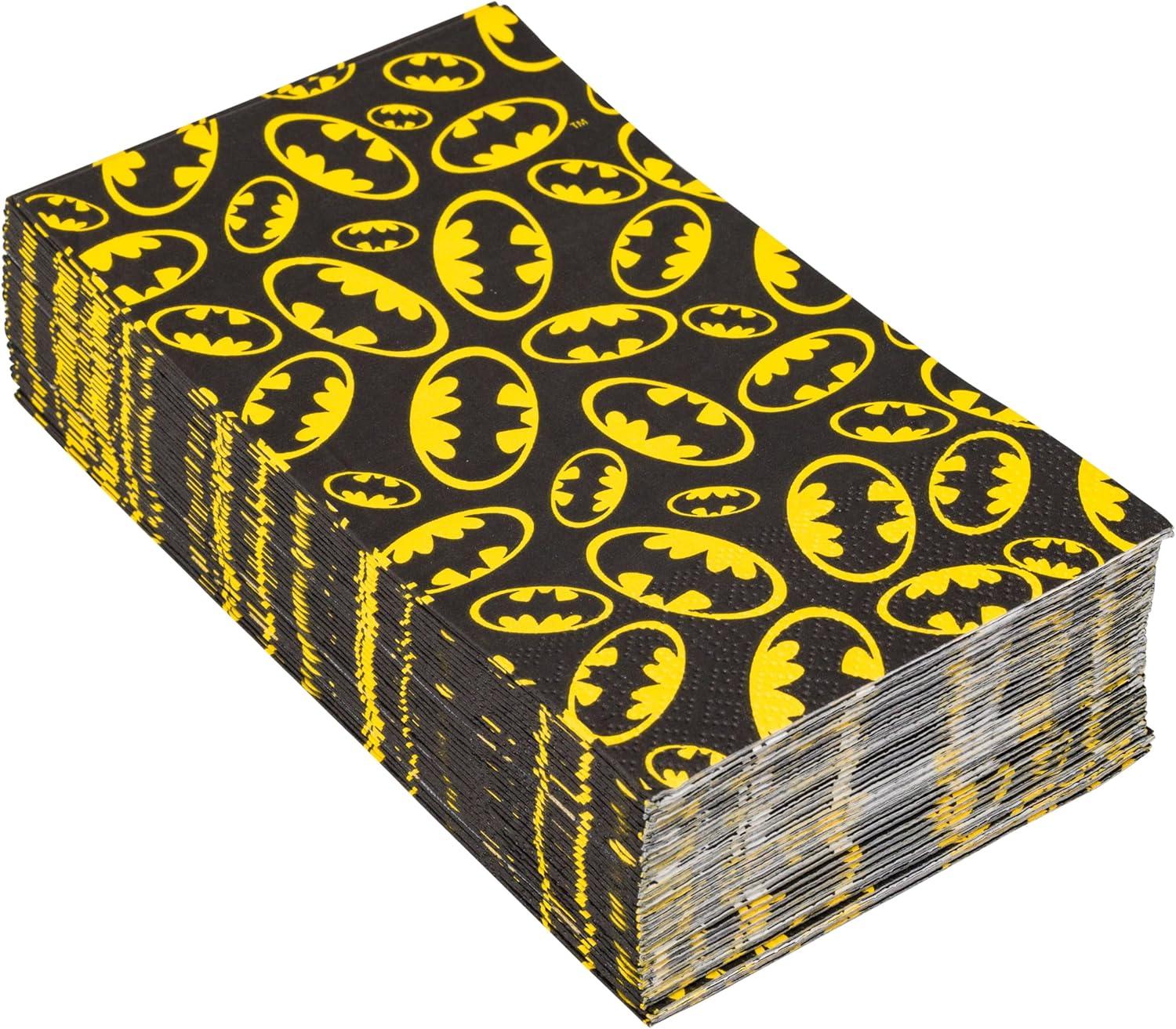 imageSilver Buffalo DC Comics Batman Logo 32 Pack Party Paper Napkins