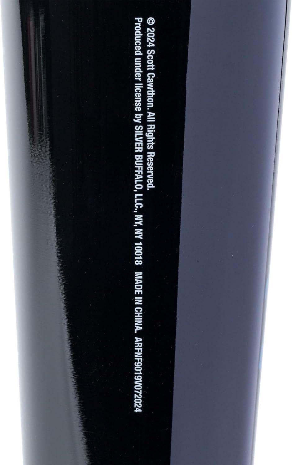imageSilver Buffalo Five Nights at Freddys I Survived Group 22oz Double Walled Stainless Steel Tumbler w Straw