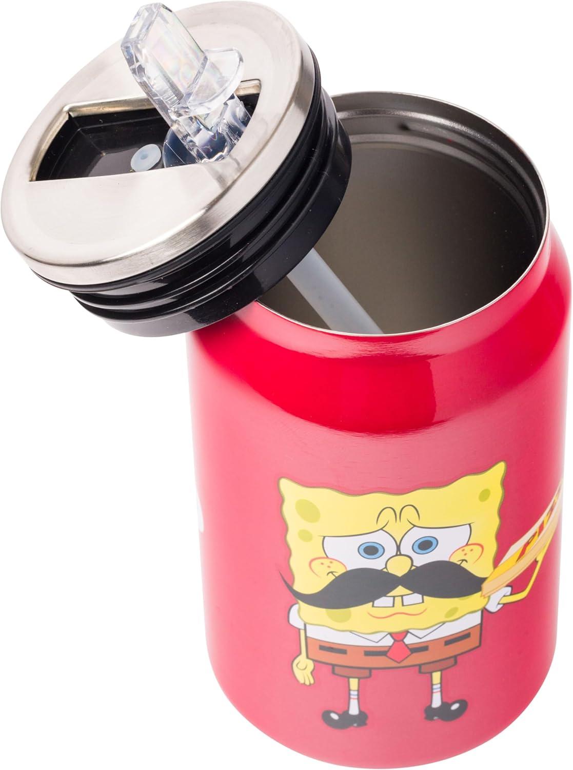 imageSilver Buffalo Spongebob Squarepants Facial Expressions Characters 4pc 15oz Mini Glass Set 4x1Diet Dr Kelp