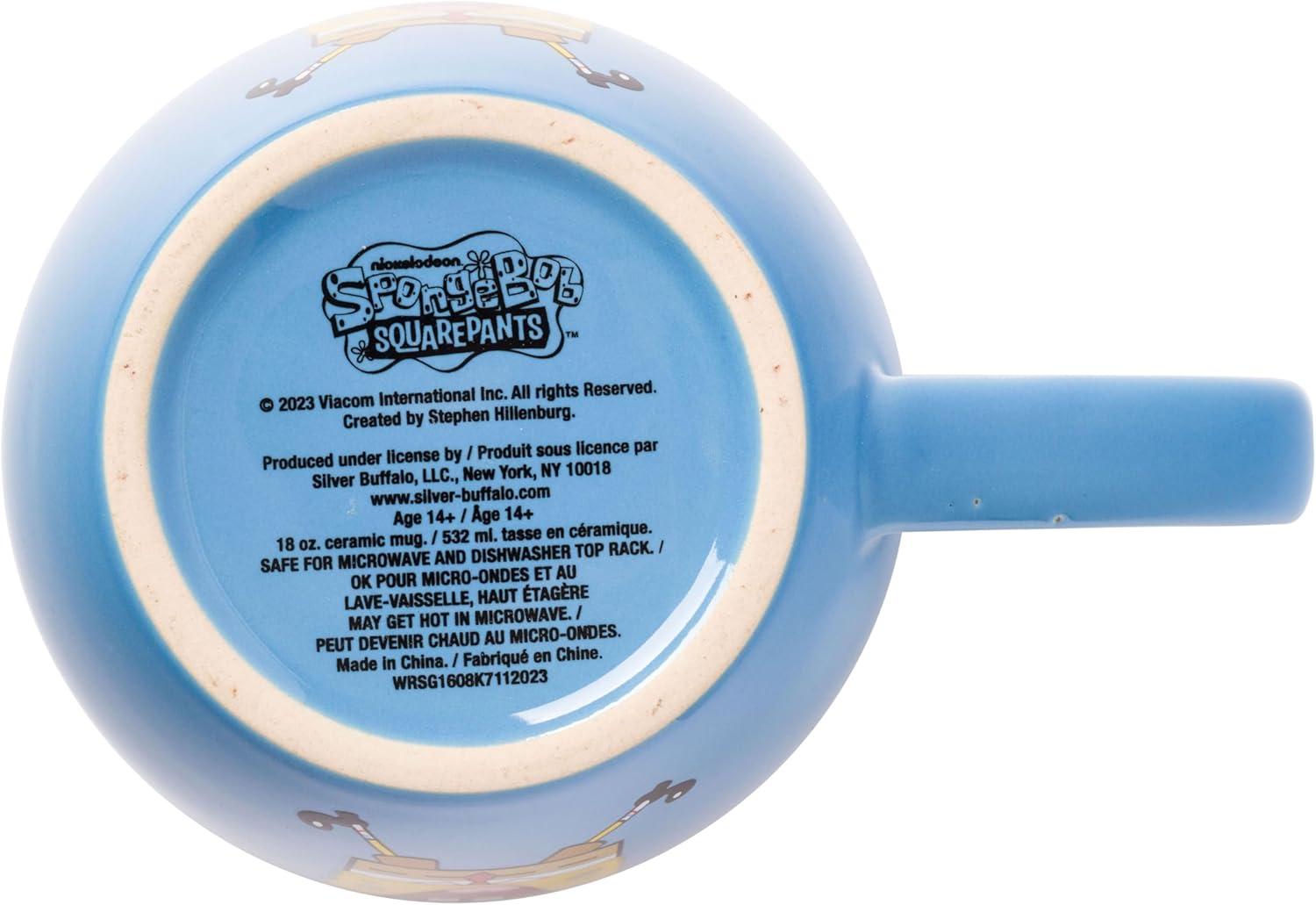 imageSilver Buffalo Spongebob Squarepants Facial Expressions Characters 4pc 15oz Mini Glass Set 4x1Imagination