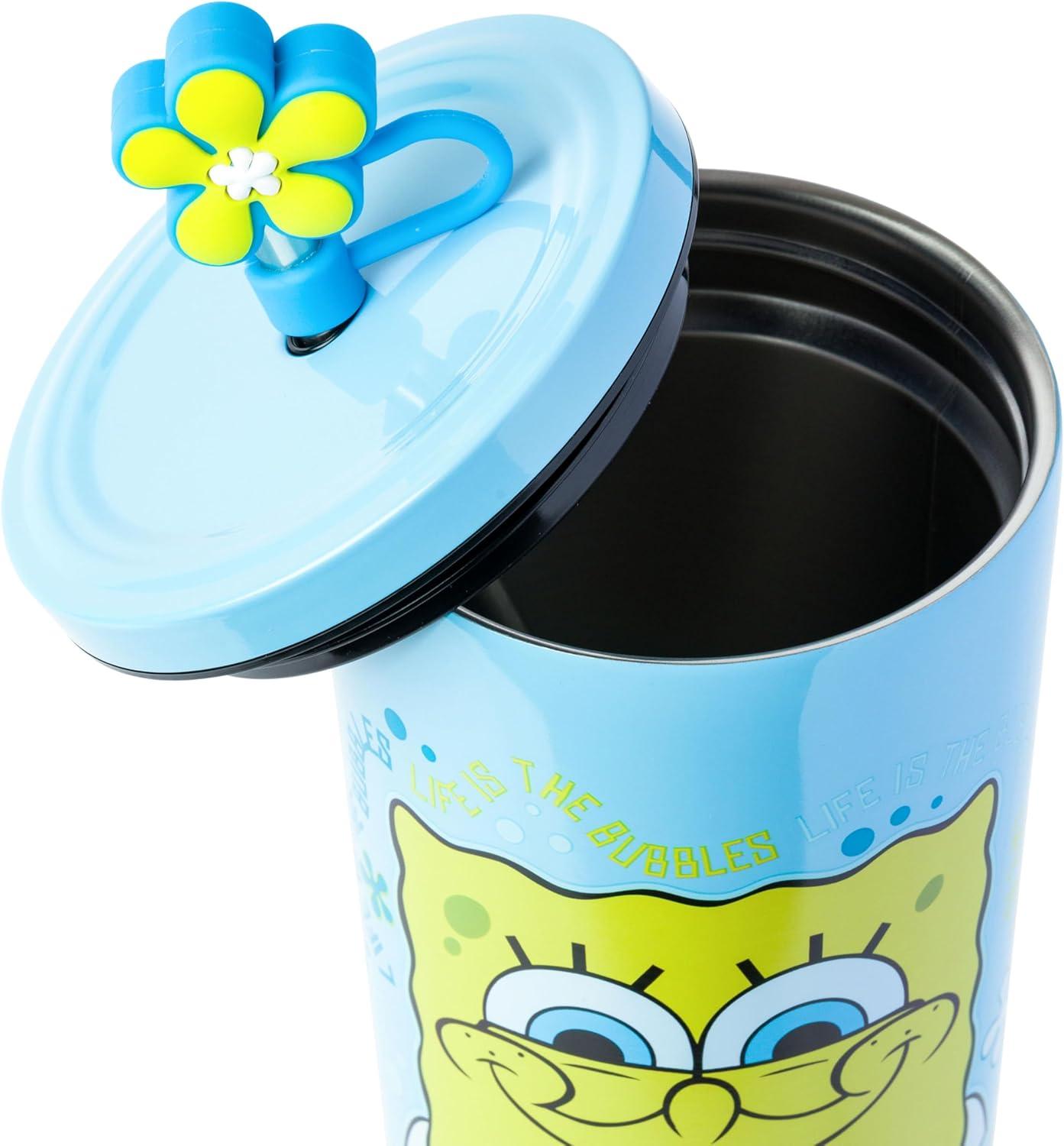 imageSilver Buffalo Spongebob Squarepants Facial Expressions Characters 4pc 15oz Mini Glass Set 4x1Life is the Bubbles