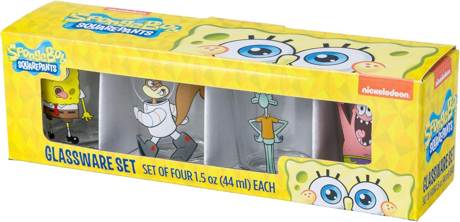 imageSilver Buffalo Spongebob Squarepants Facial Expressions Characters 4pc 15oz Mini Glass Set 4x1Spongebob Squarepants Facial Expresions