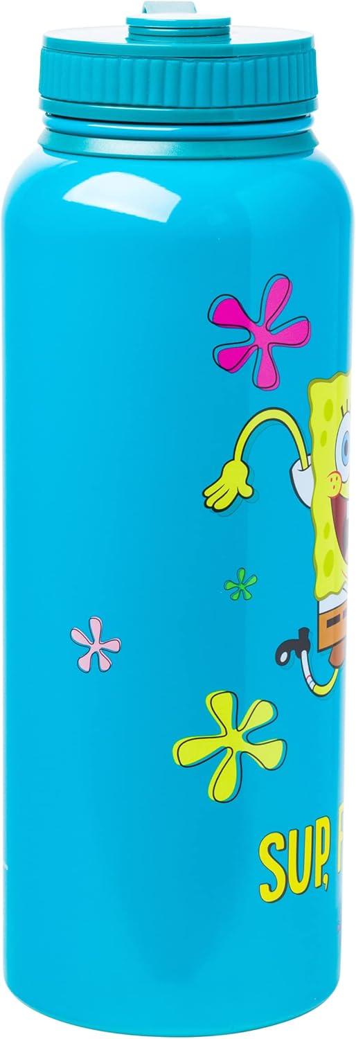 imageSilver Buffalo Spongebob Squarepants Facial Expressions Characters 4pc 15oz Mini Glass Set 4x1Sup Fishes