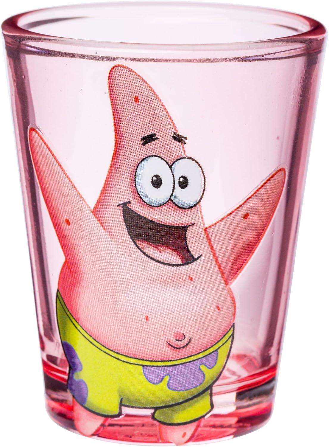 imageSilver Buffalo Spongebob Squarepants Painted Rendered Characters 4pc 15oz Mini Glass Set 4x1Multicolor